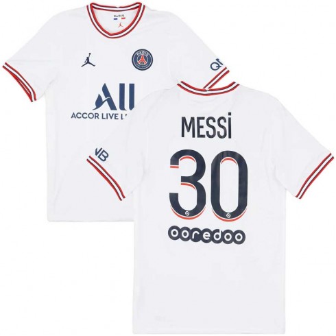 2021-22 Mens Paris Saint Germain Fourth Shirt Messi #30
